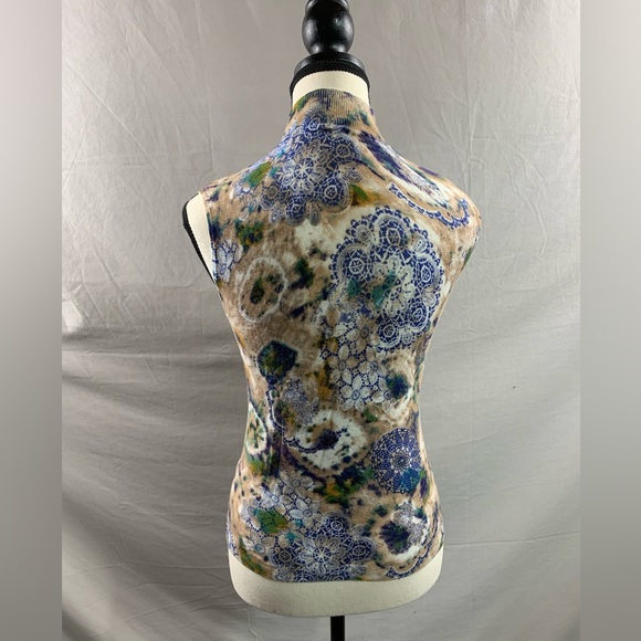 Beaded Floral Knit Top and Matching Sweater - Picture 7 of 7